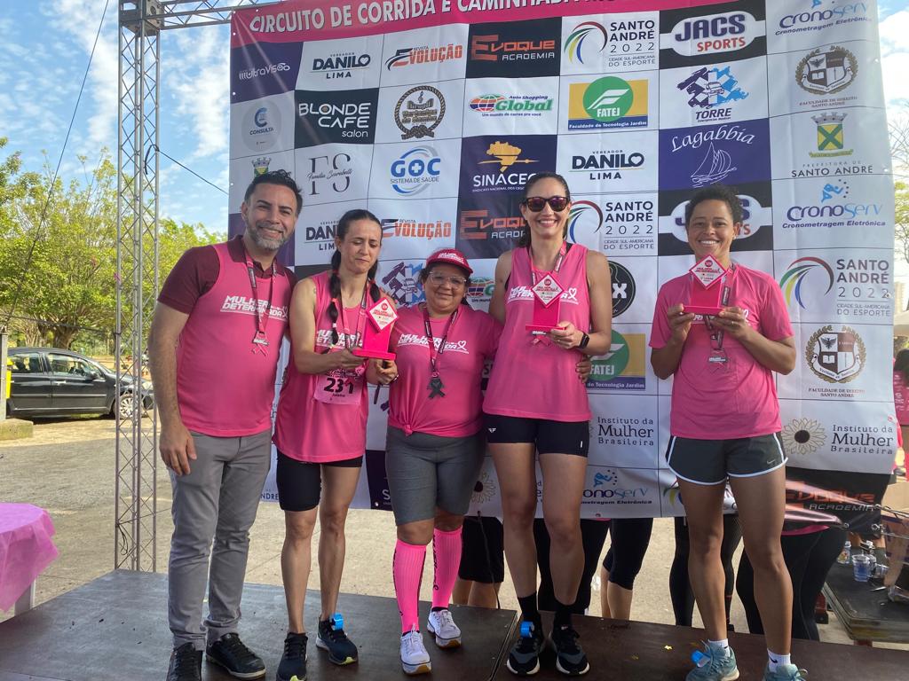 Corrida Mulher Determinada Outubro Rosa em Santo André