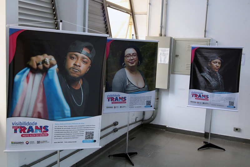 Diadema celebra o Dia Nacional da Visibilidade Trans com exposição fotográfica