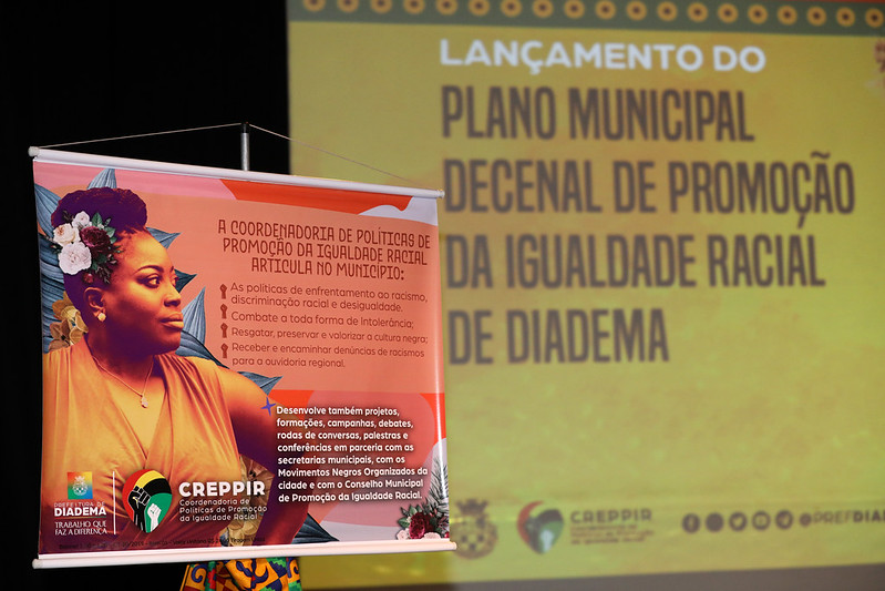 Diadema celebra um ano de lançamento do Plano da Igualdade Racial