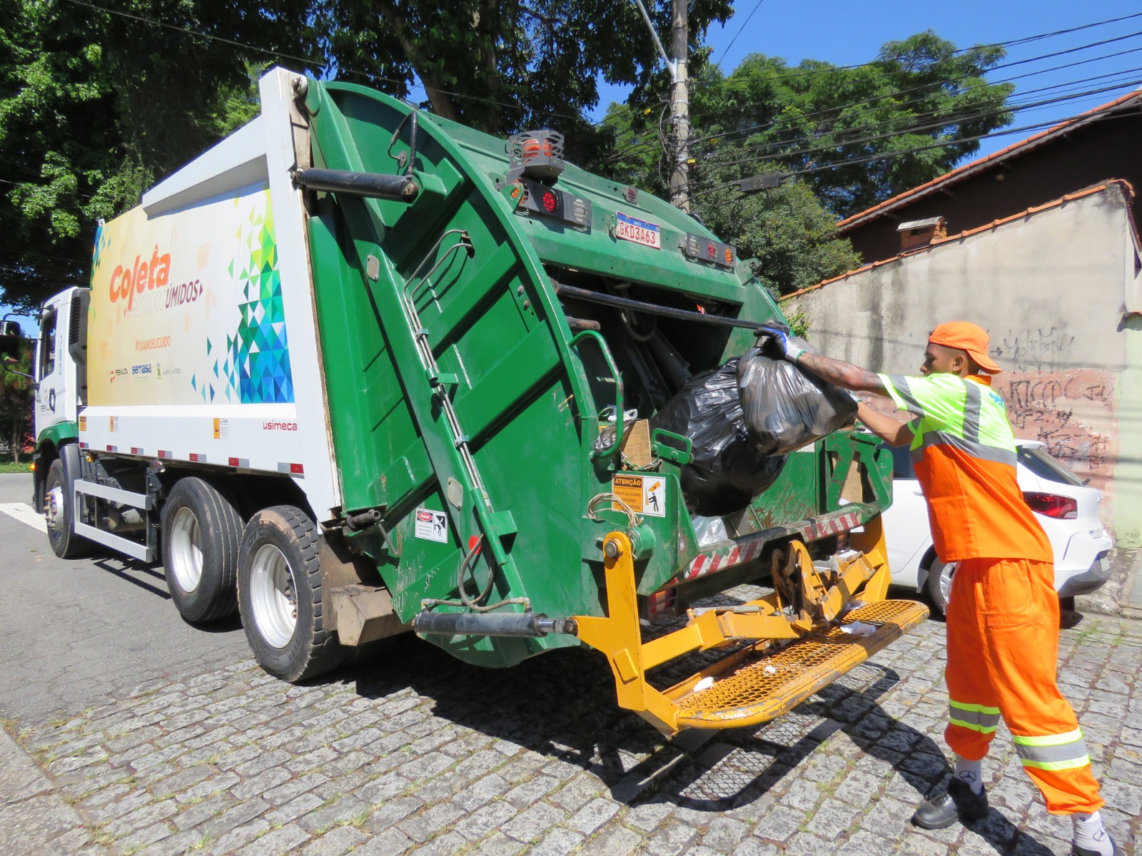 Coleta de resíduos recebe 86,4% de aprovação e é o melhor serviço público de Santo André