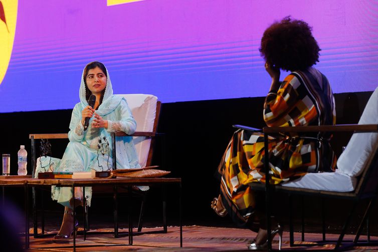 Ativista paquistanesa Malala visita o Brasil 
