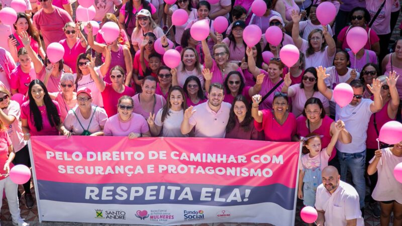 Caminhada das Mulheres reúne cerca de 400 participantes em Santo André