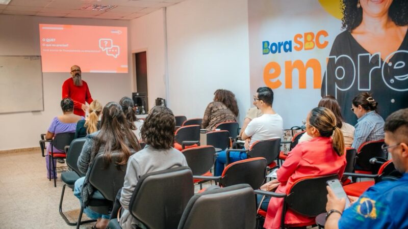 Em parceria com o Sebrae, São Bernardo abre novas turmas do Bora Empreender SBC com cursos gratuitos