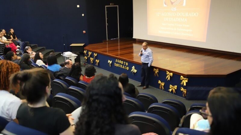 Diadema alerta para os desafios da amamentação no encerramento do Agosto Dourado