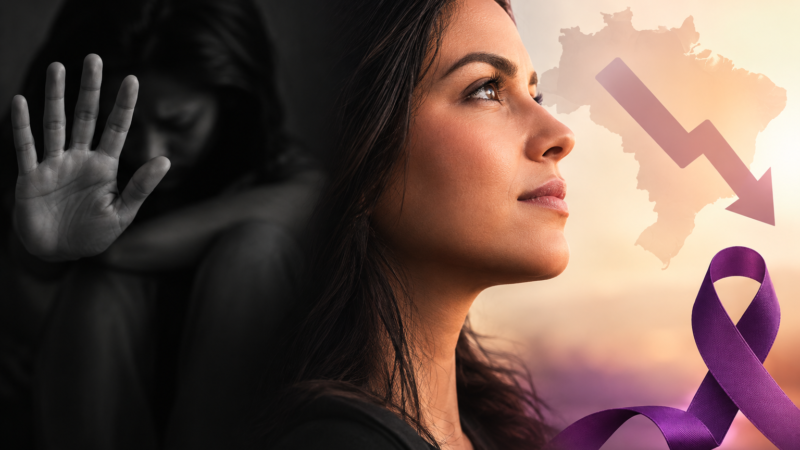 Número de feminicídios cai no Brasil nos primeiros sete meses de 2026
